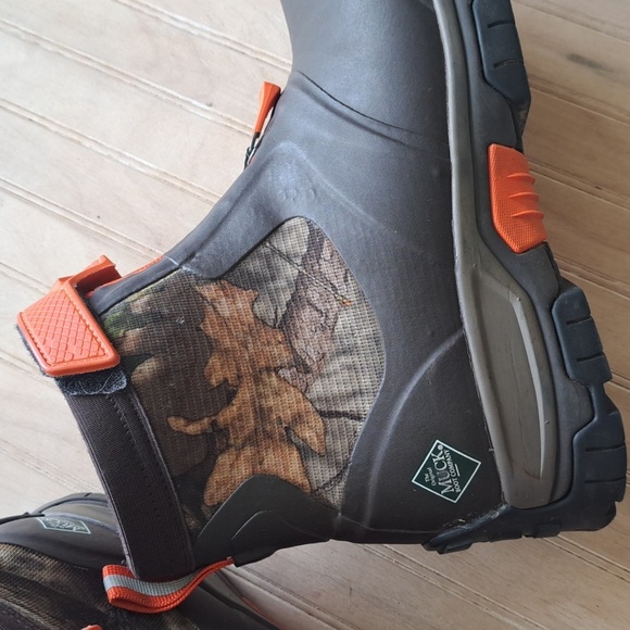 Muck Boot Men's Mossy Oak Breakup Country Apex Mid Zip Ankle Waterproof Boots - Picture 2 of 14